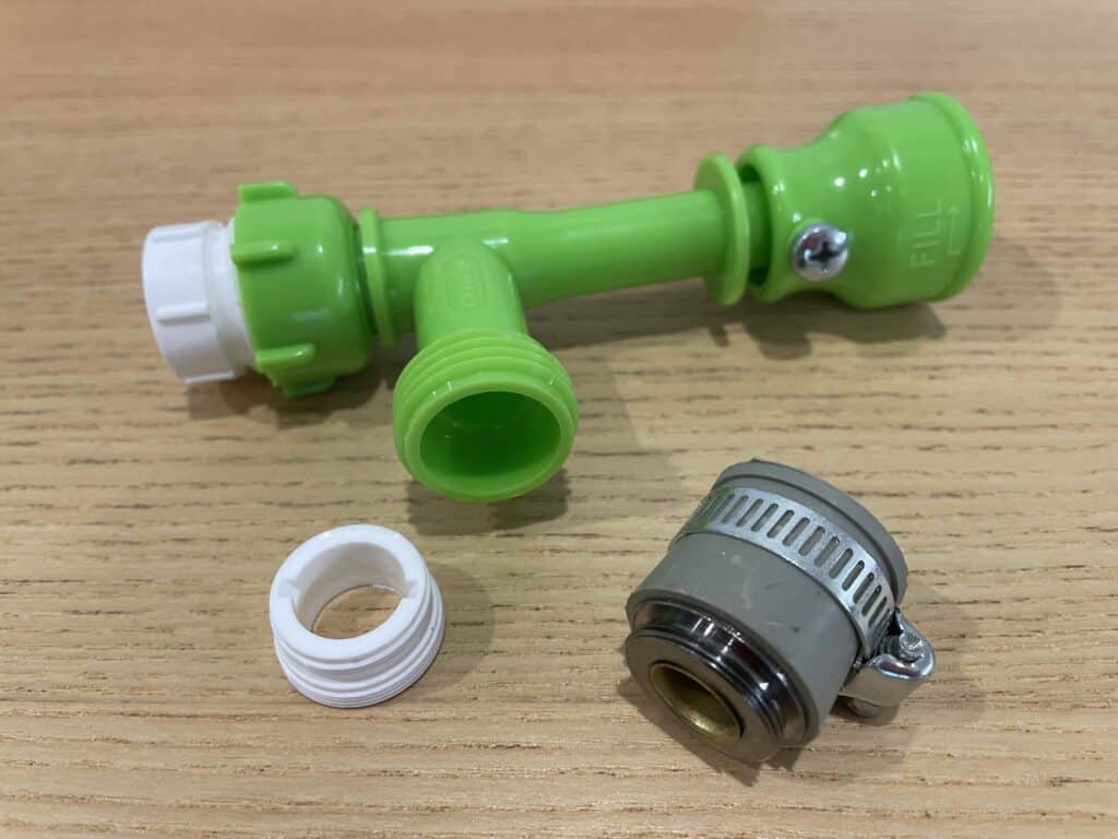 Python water changer faucet adaptors