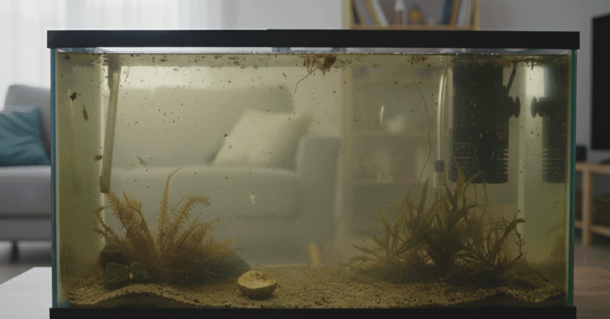 why a fish tank gets dirty fast