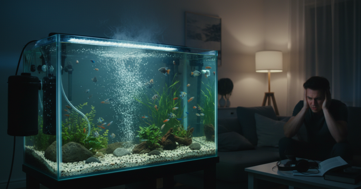 are fish tank filters supposed to be loud