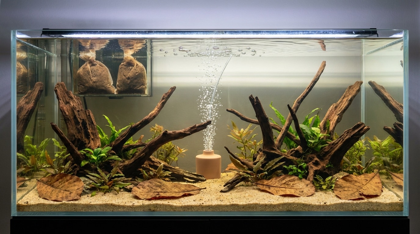 how to lower ph in aquarium