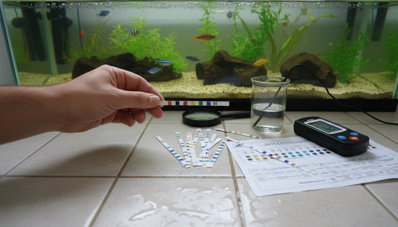 are fish tank test strips accurate