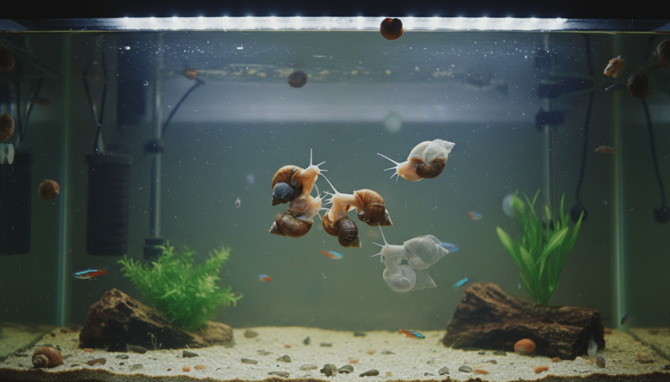 are fish tank snails asexual