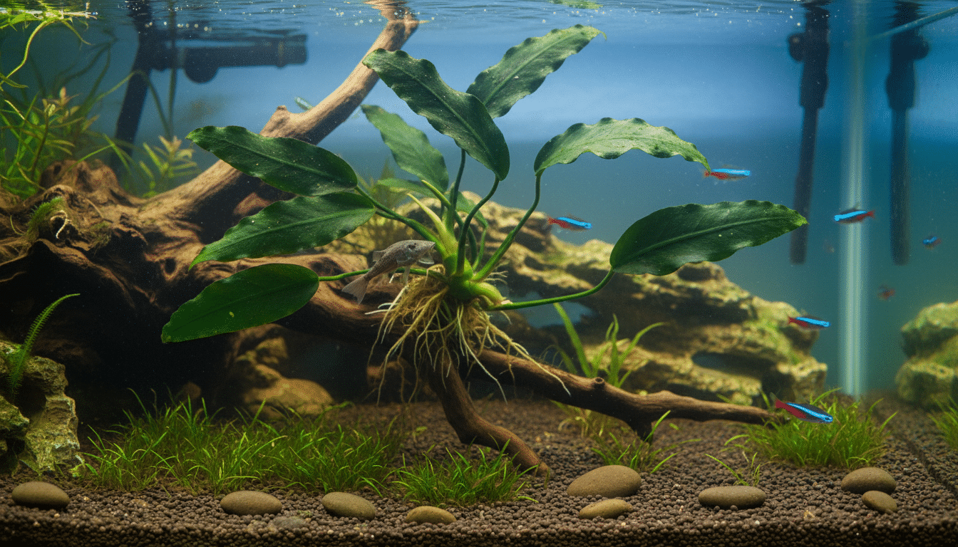 anubias aquarium plant