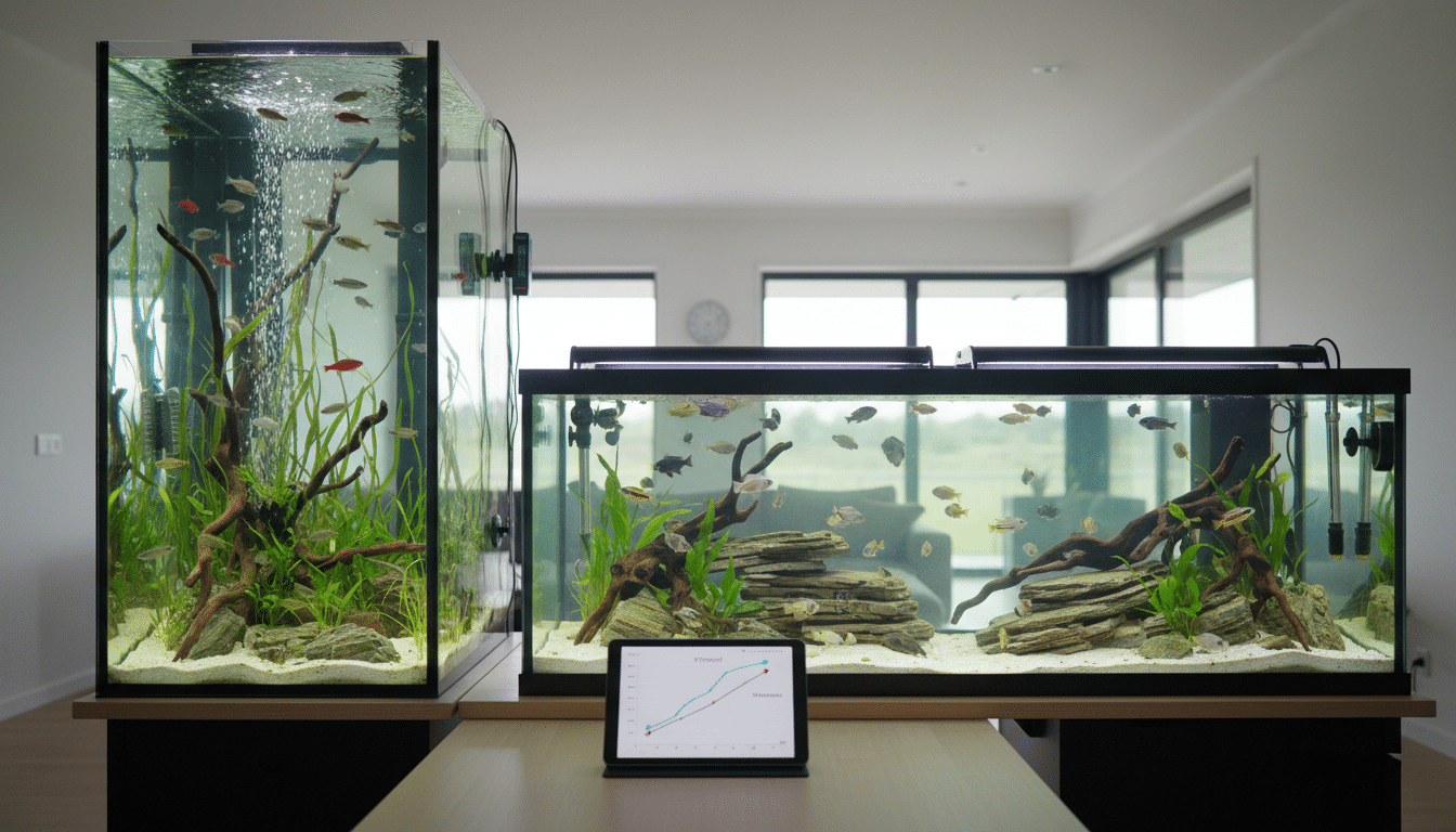 Do fish prefer vertical or horizontal tanks?